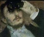 Renoir, La Loge (dtail), Courtauld Institute Galleries, Londres.